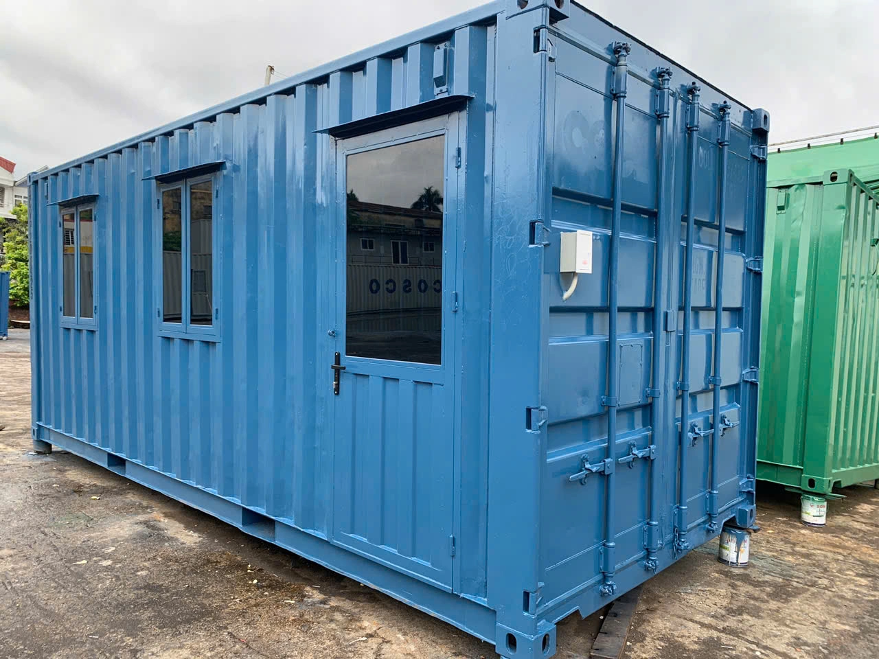Container 20 feet văn phòng ốp panel